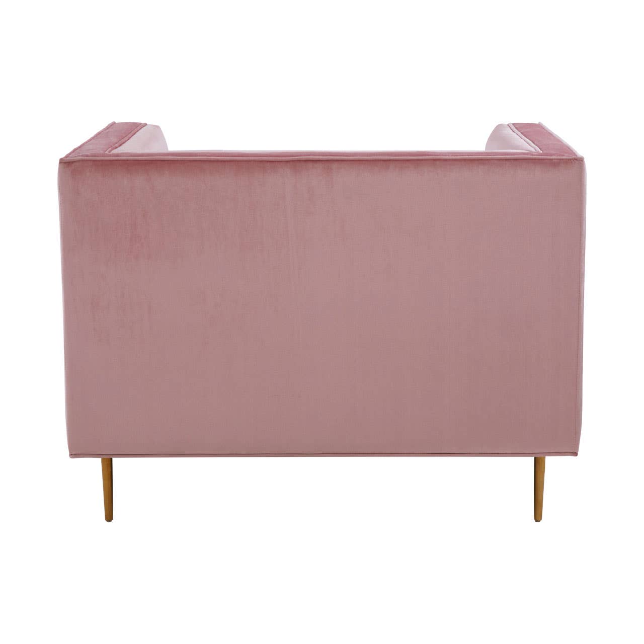 Luxe Pink Velvet Armchair