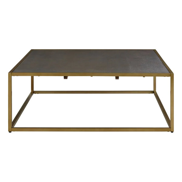 Gold Shagreen Coffee Table