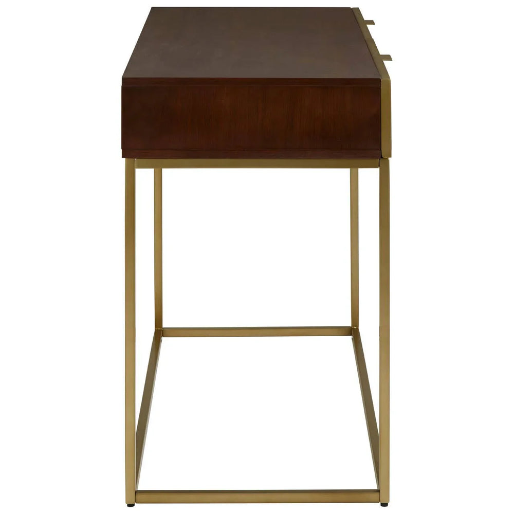 Golden Shagreen Console Elegance