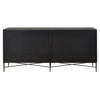 Milan Silver Starburst Recycled Elm Wood Sideboard