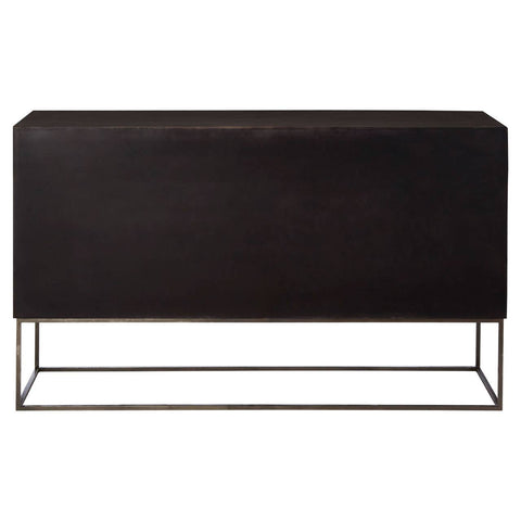 Boho Mango Wood Carved Sideboard
