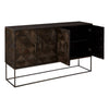 Boho Mango Wood Carved Sideboard