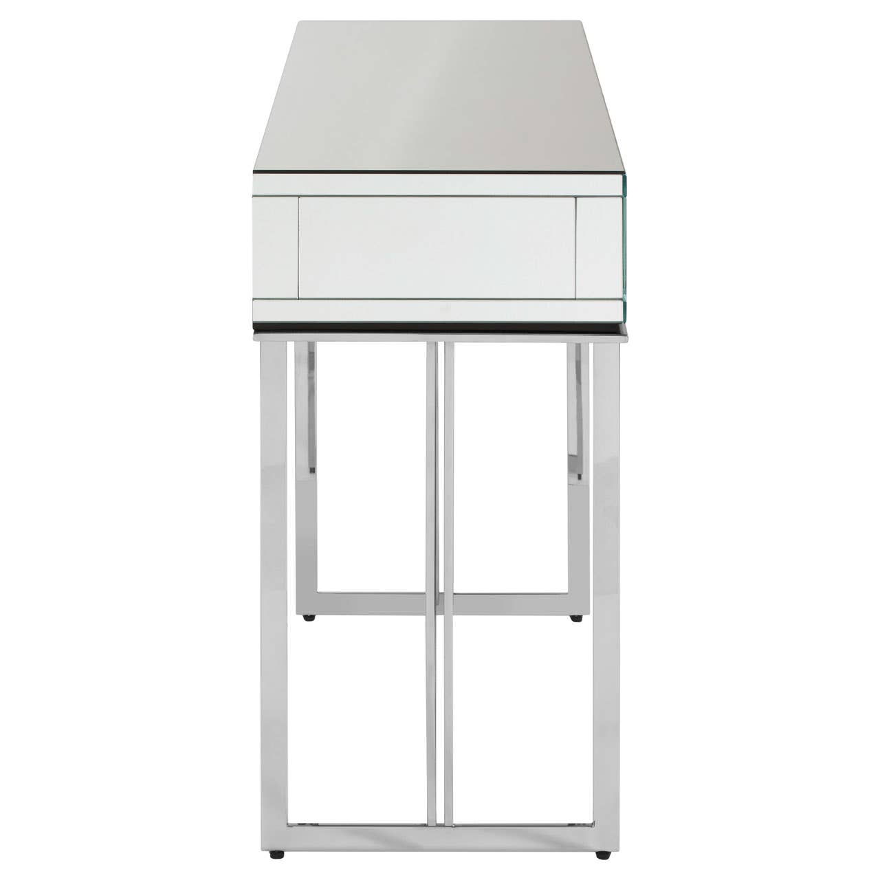 Reflective Elegance Console Table