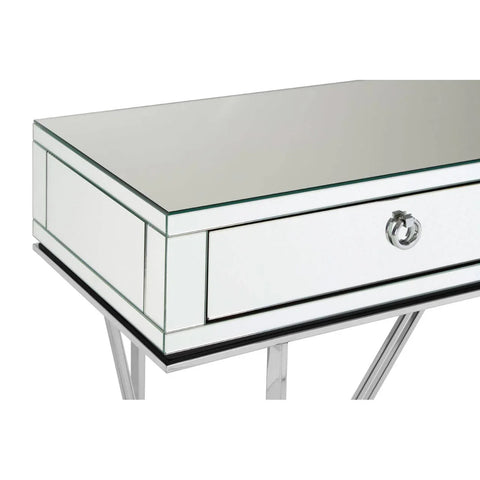 Reflective Elegance Console Table