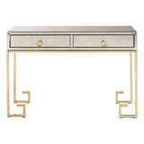 Golden Glass Console Table