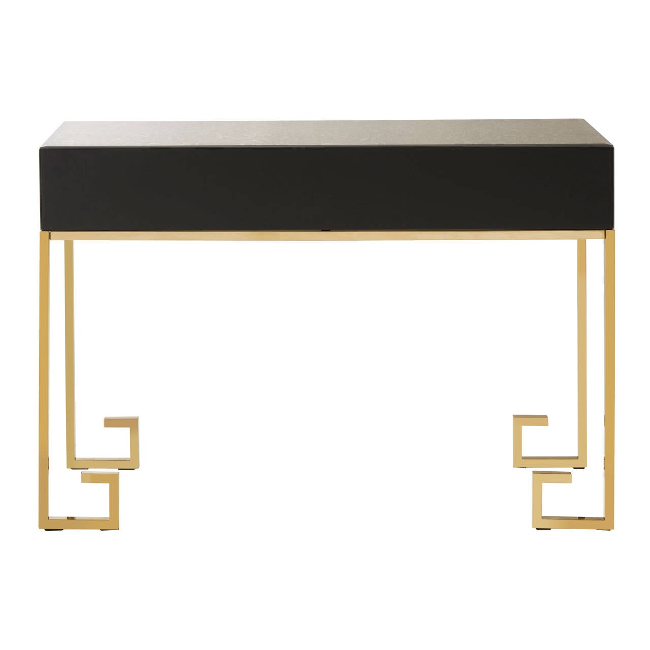 Golden Glass Console Table