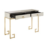 Golden Glass Console Table