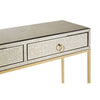 Golden Glass Console Table