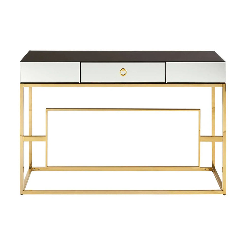 Reflect Gold Console Table