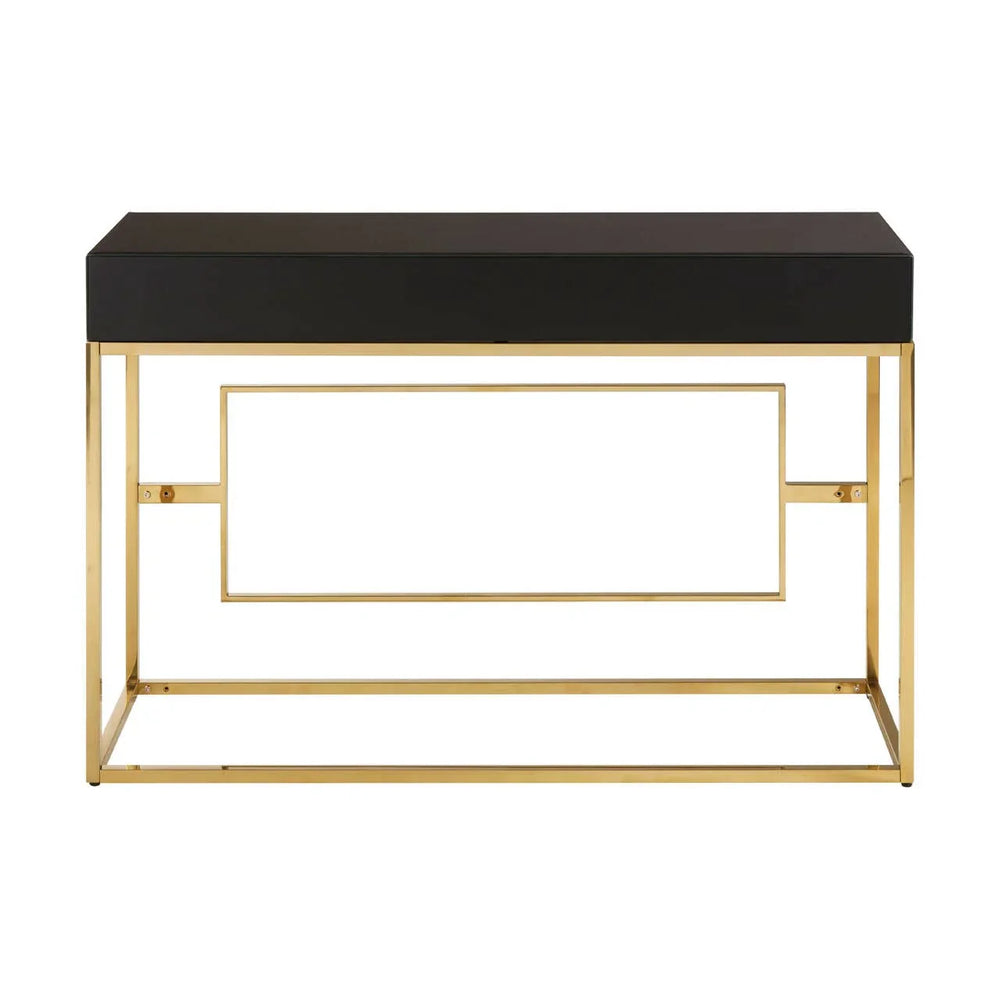 Reflect Gold Console Table