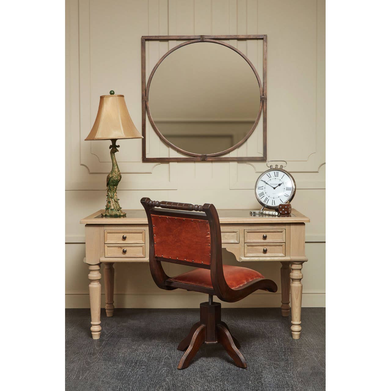 Vintage Swivel Leather Chair