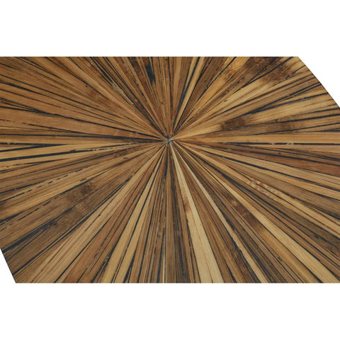 Rounded Starburst Console Table