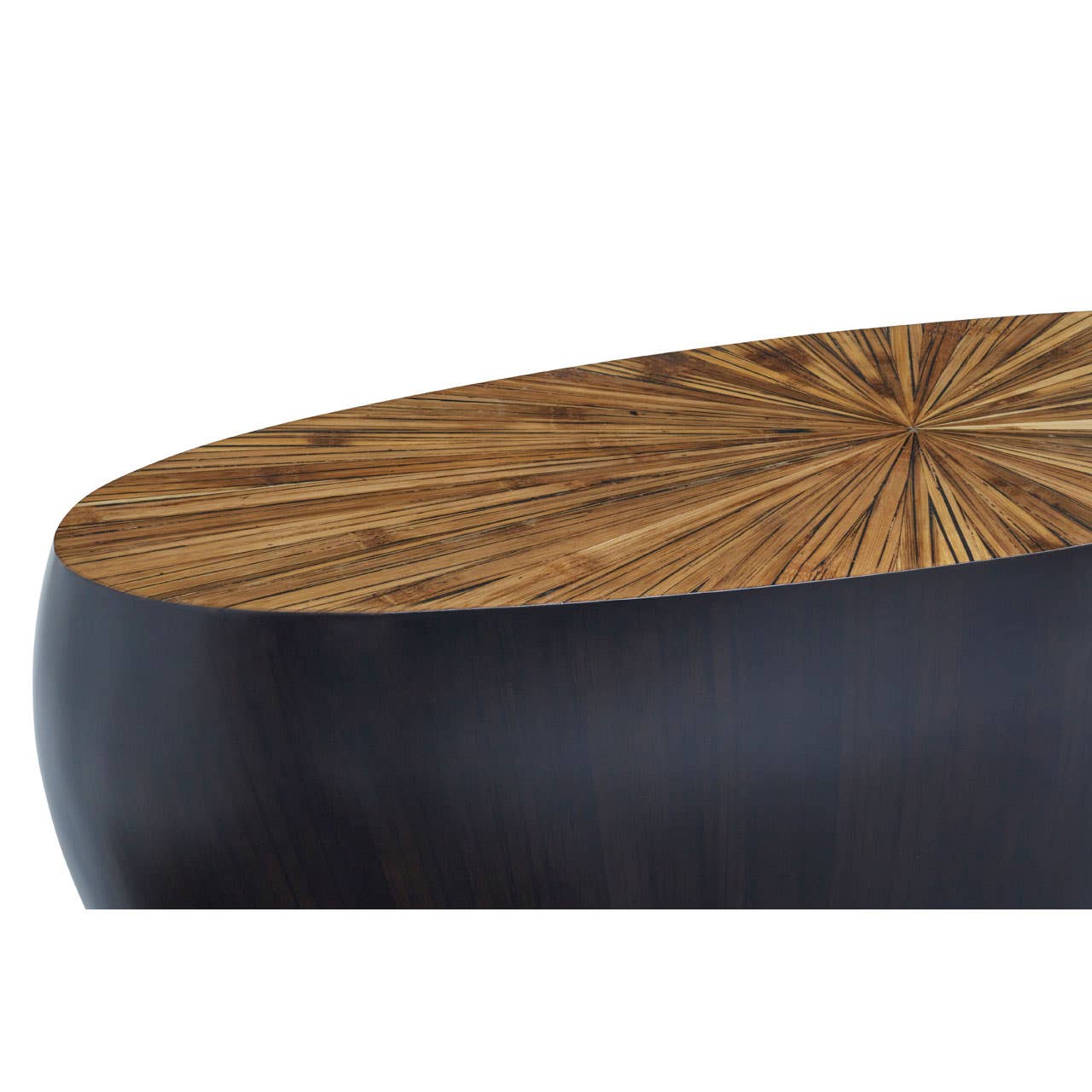 Rounded Starburst Console Table