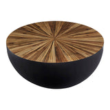 Bamboo Sunburst Coffee Table