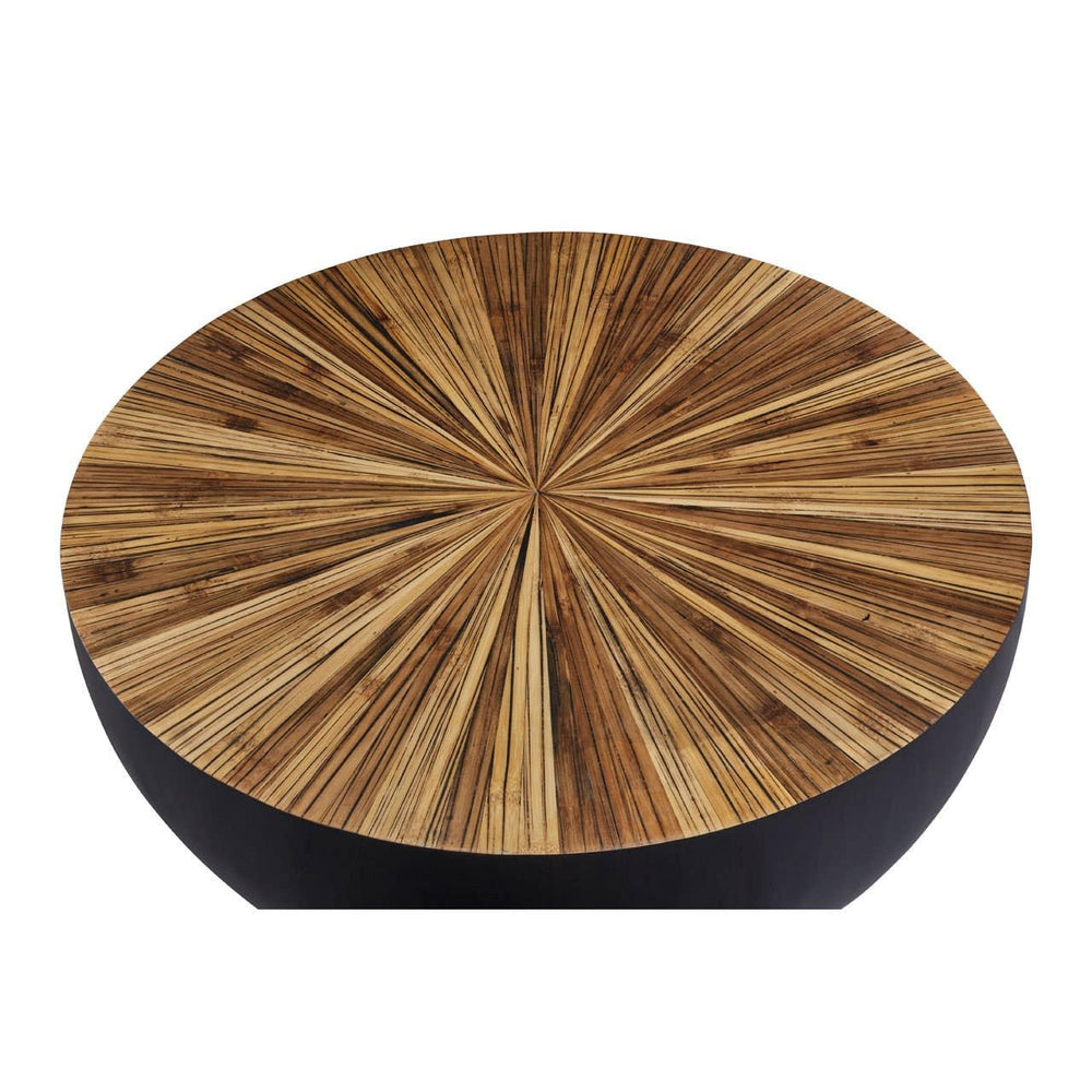 Bamboo Sunburst Coffee Table