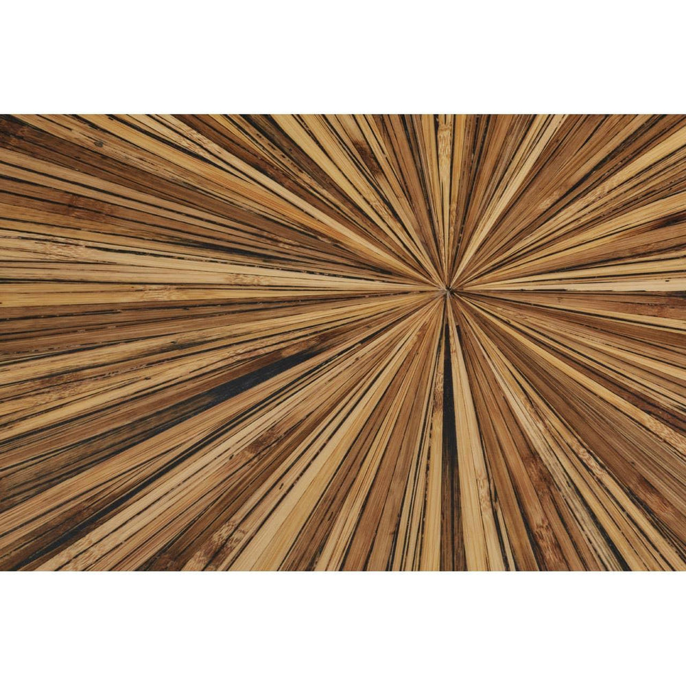Bamboo Sunburst Coffee Table