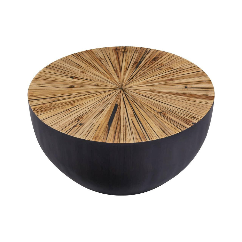 Bamboo Sunburst Coffee Table