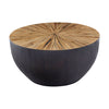 Bamboo Sunburst Coffee Table