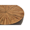 Bamboo Sunburst Coffee Table