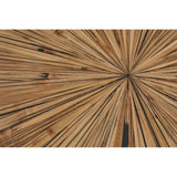 Bamboo Sunburst Coffee Table