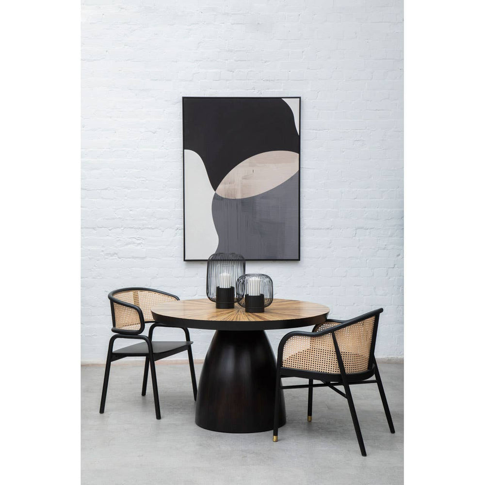 Bamboo Sunburst Dining Table