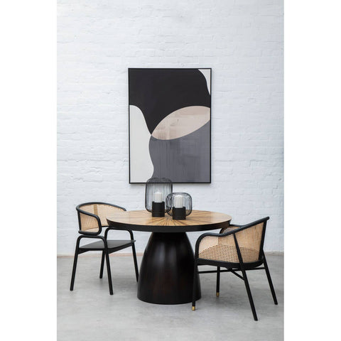 Bamboo Sunburst Dining Table