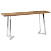 Bamboo Steel Console Table