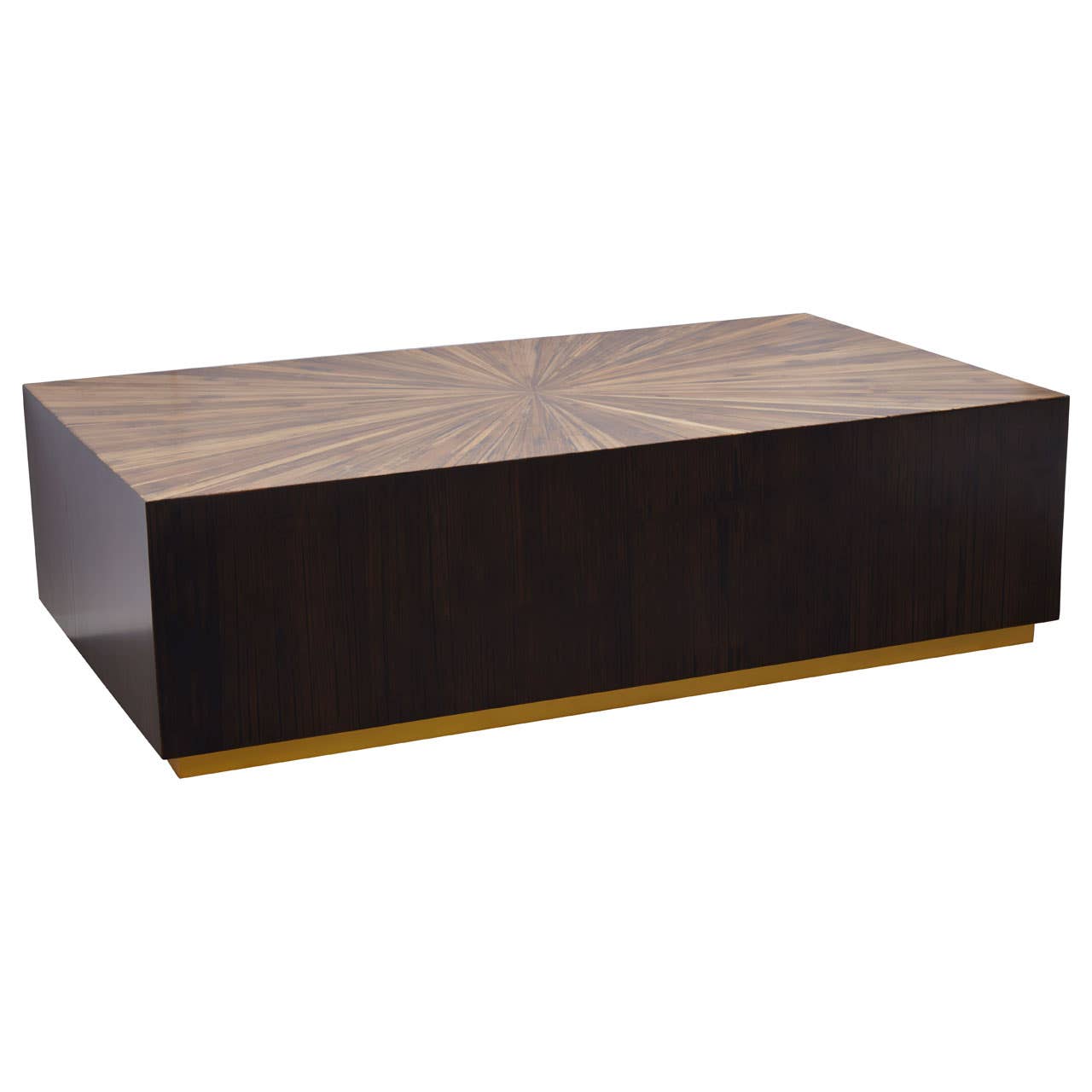 Bamboo Sunburst Coffee Table