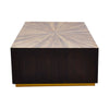Bamboo Sunburst Coffee Table