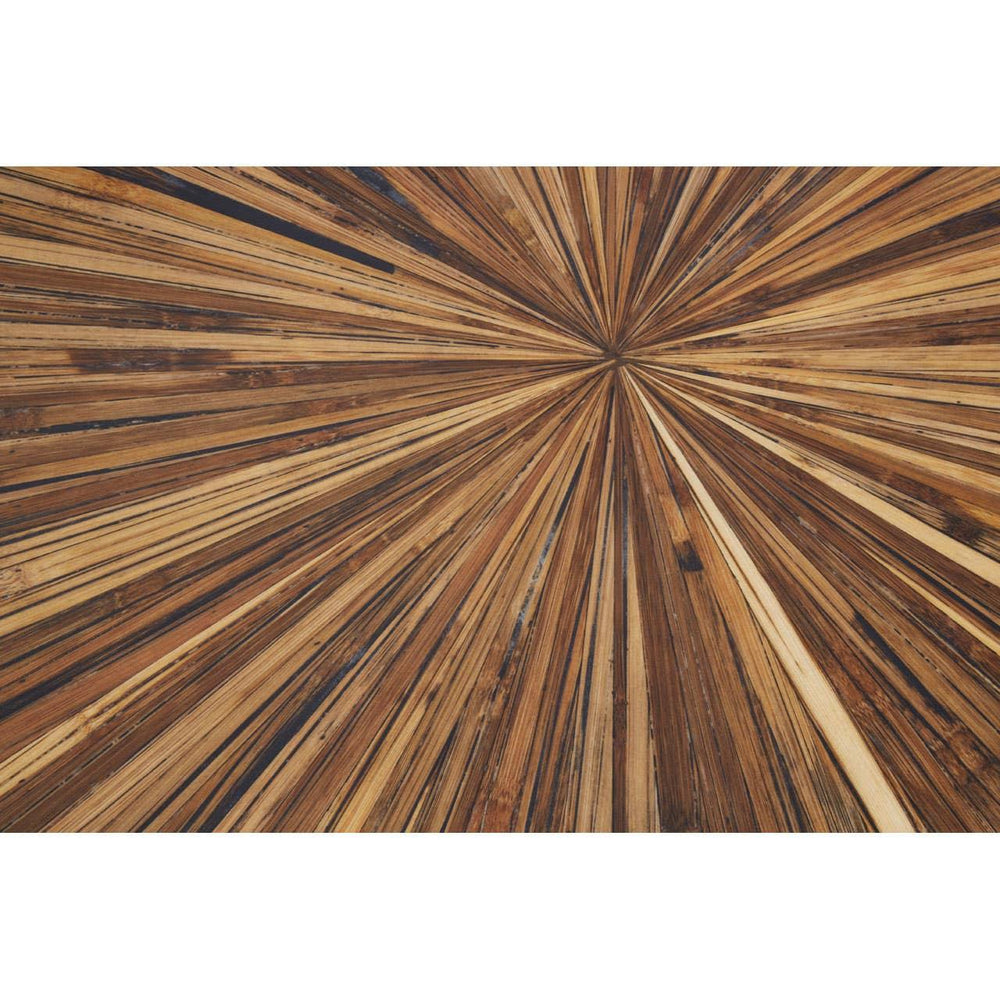Bamboo Sunburst Coffee Table