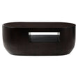 Oblong Brown Coffee Table