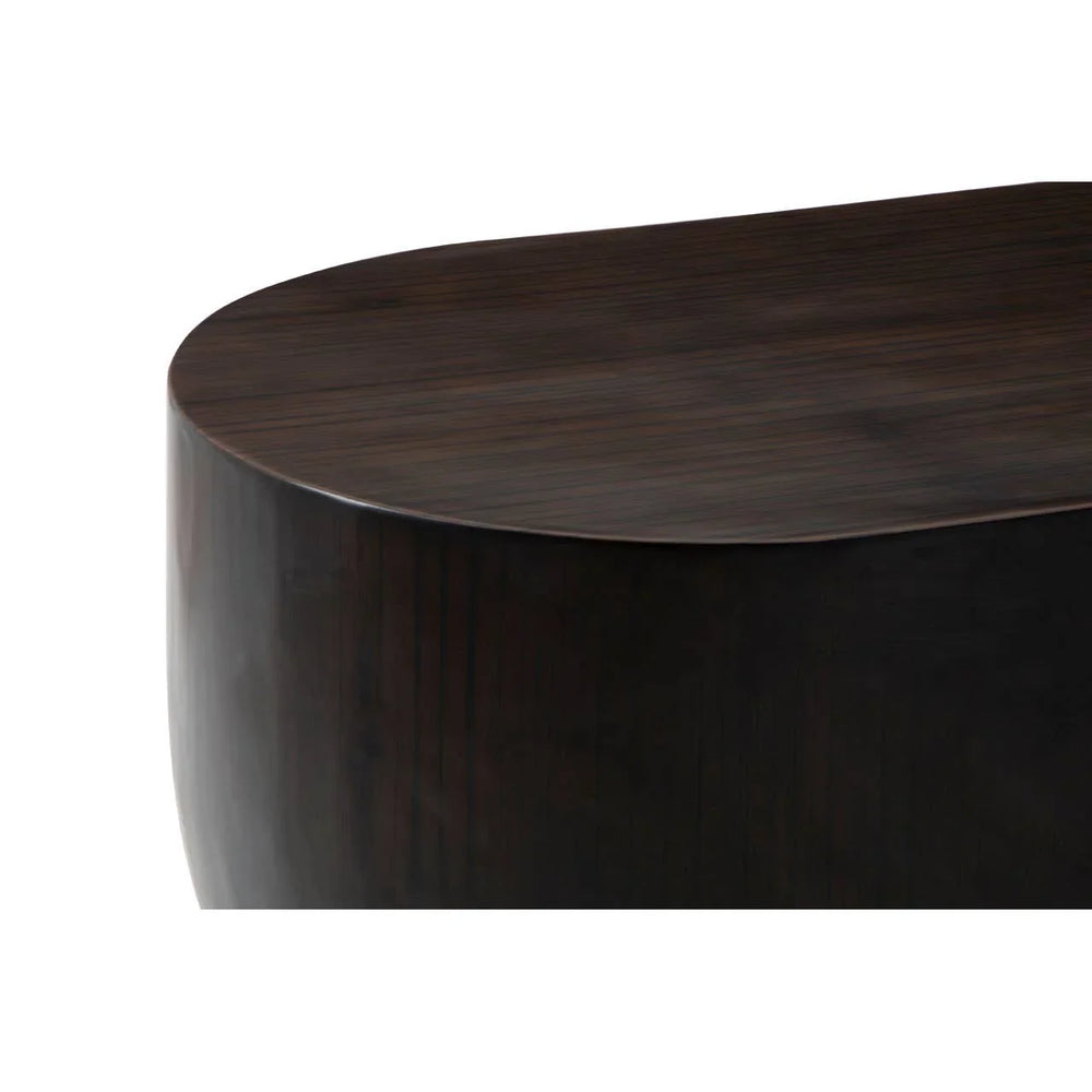 Oblong Brown Coffee Table