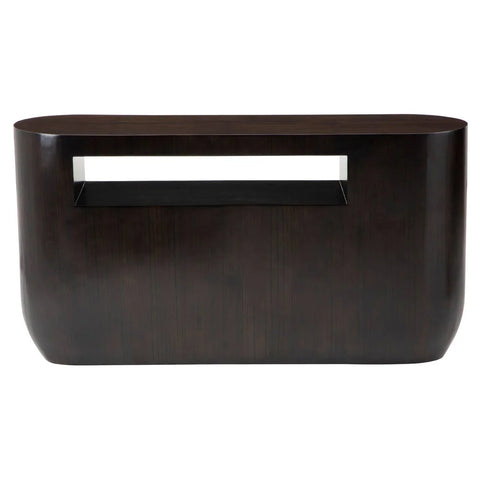 Gabelle Contoured Wood Console