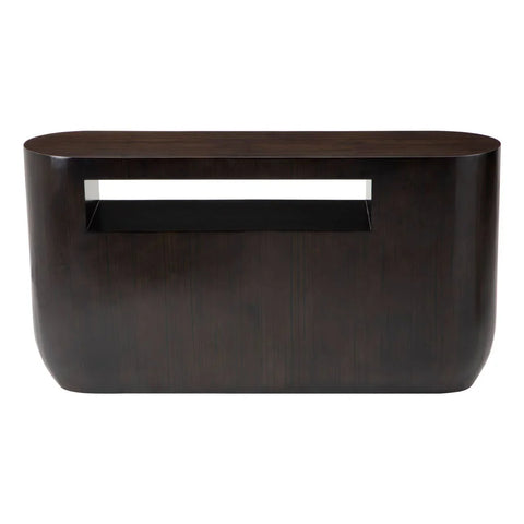 Gabelle Contoured Wood Console