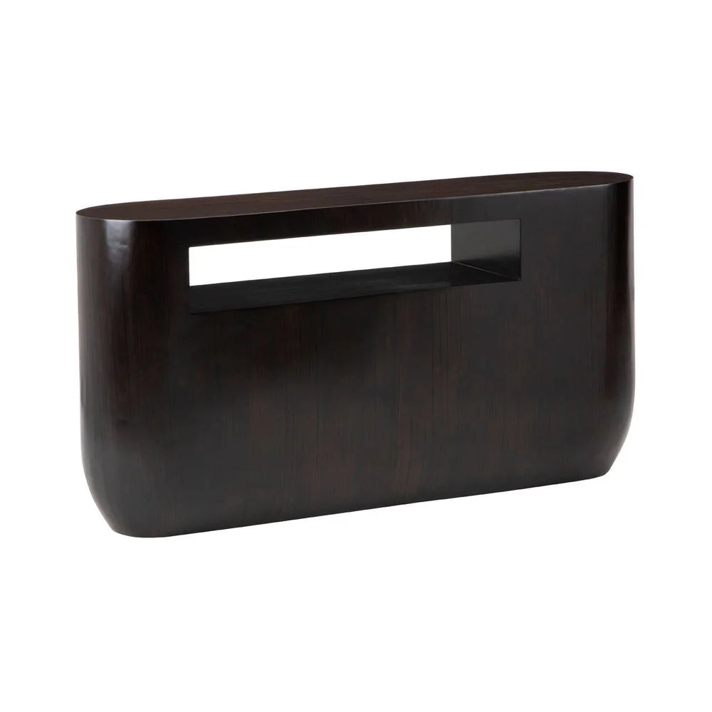 Gabelle Contoured Wood Console