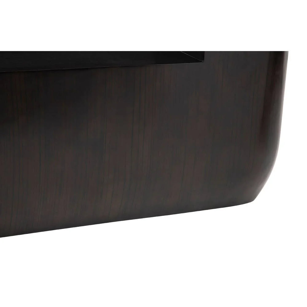 Gabelle Contoured Wood Console
