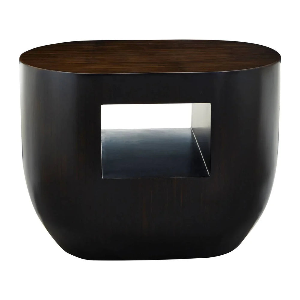 Bamboo Oblong Side Table