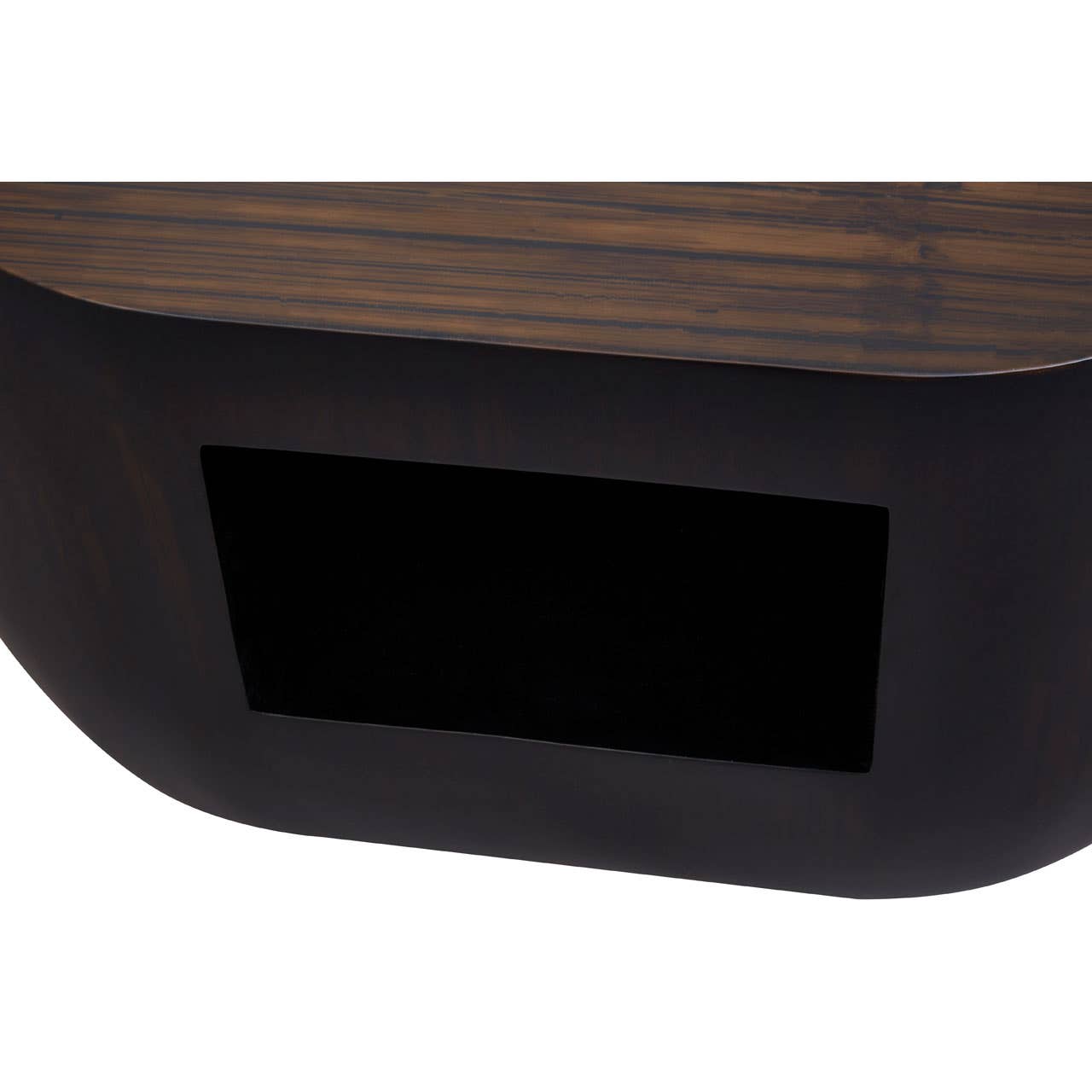 Bamboo Oblong Side Table
