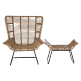 Coastal Rattan Lounge Set