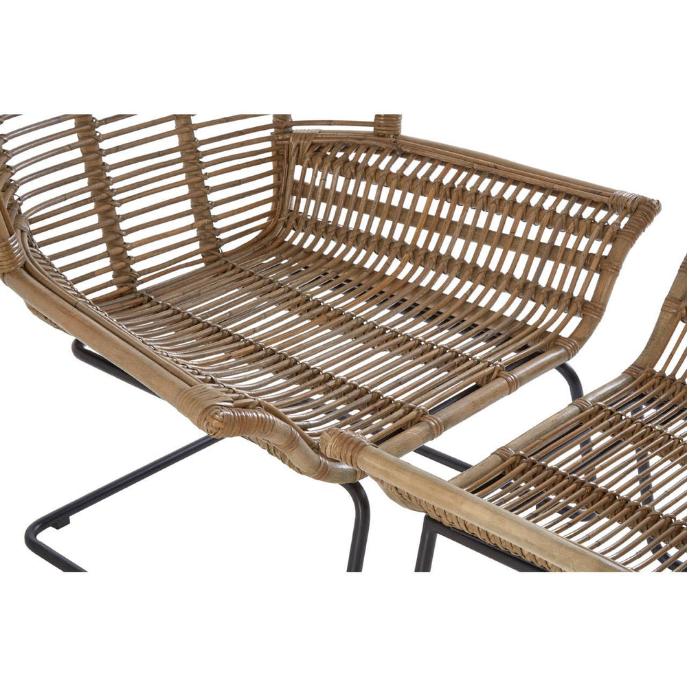 Coastal Rattan Lounge Set