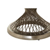 Industrial Chic Glass Coffee Table