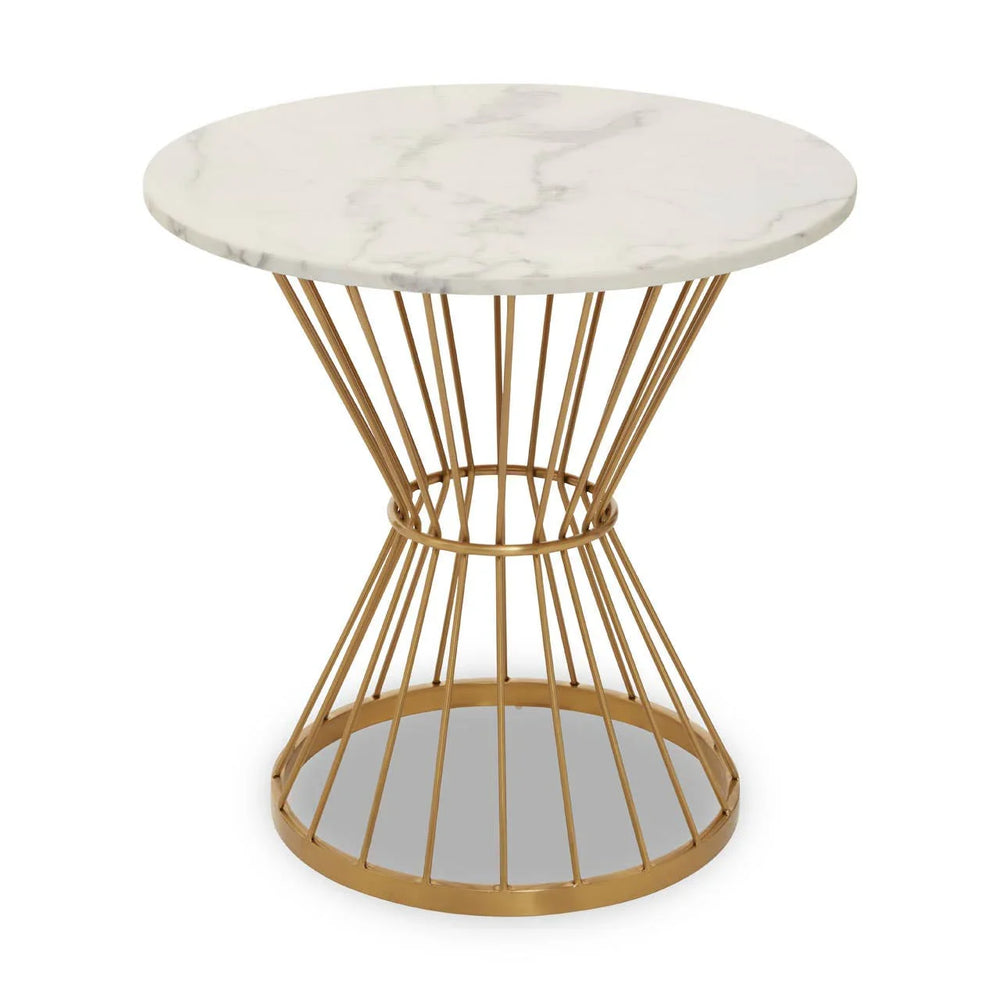Luxury Hourglass Marble Dining Table