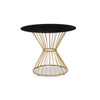 Gilded Hourglass Dining Table