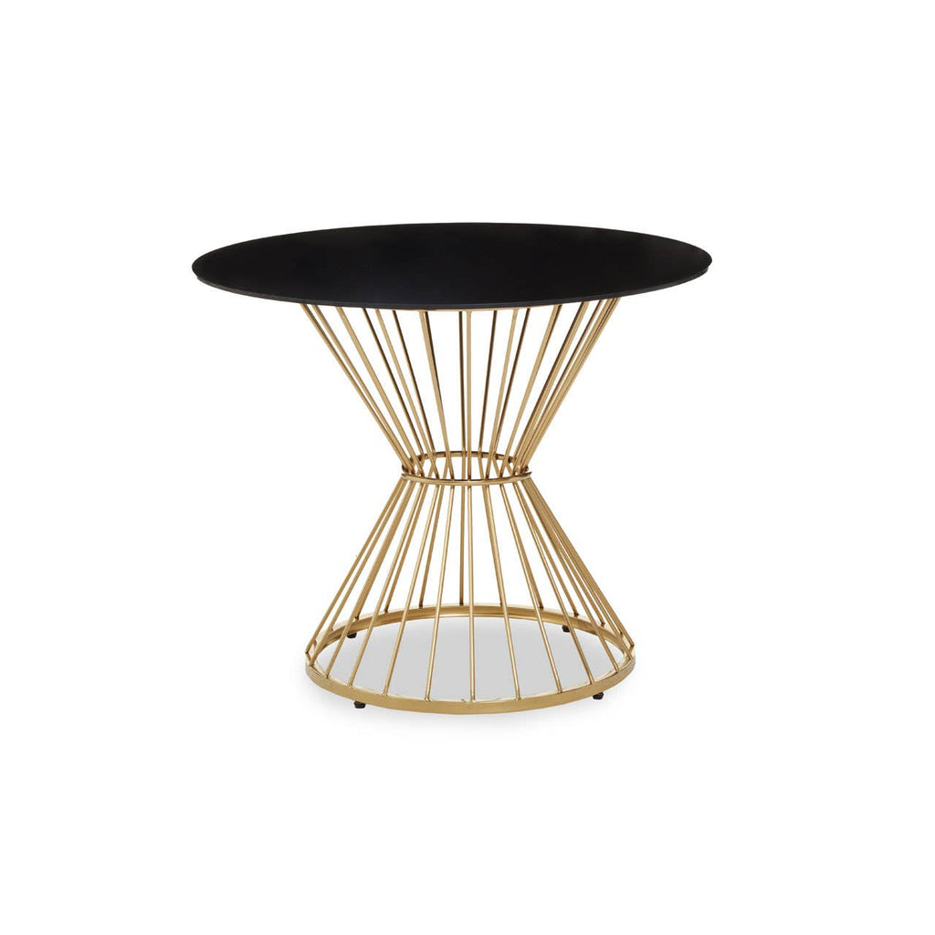 Gilded Hourglass Dining Table