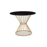 Gilded Hourglass Dining Table