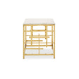 Luxury Marble Steel Side Table