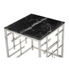 Marble Steel Side Table