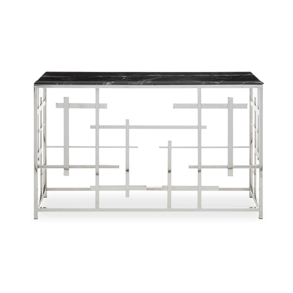 Marble Maze Console Table