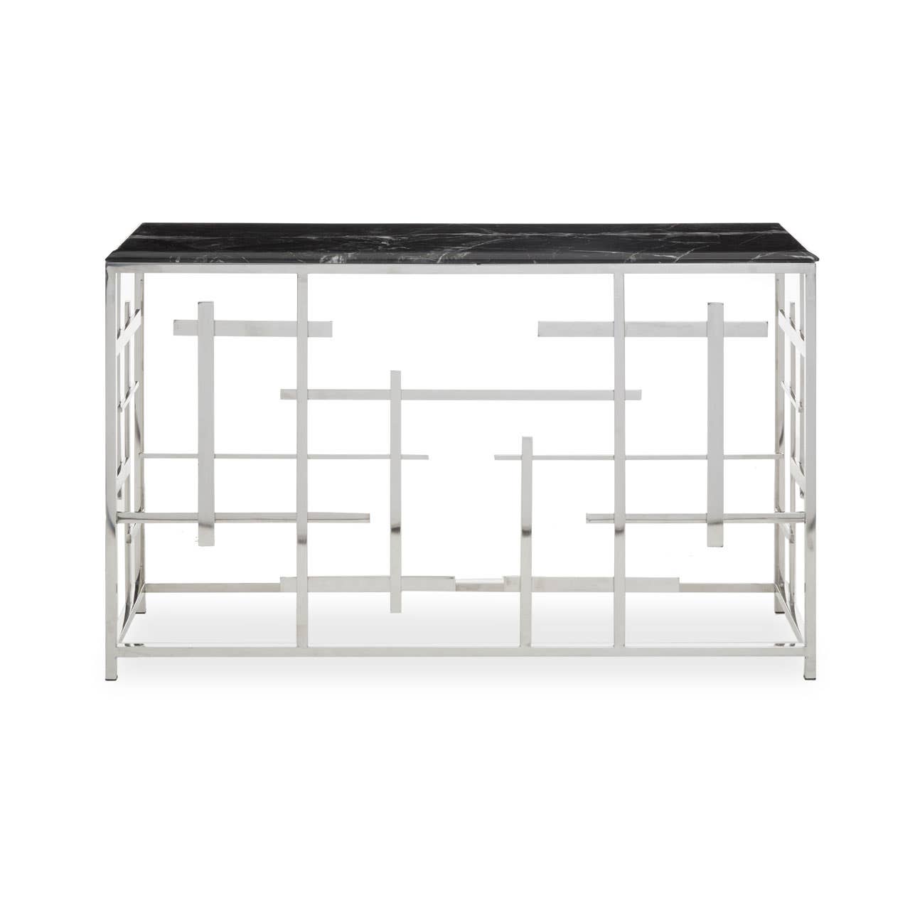 Marble Maze Console Table