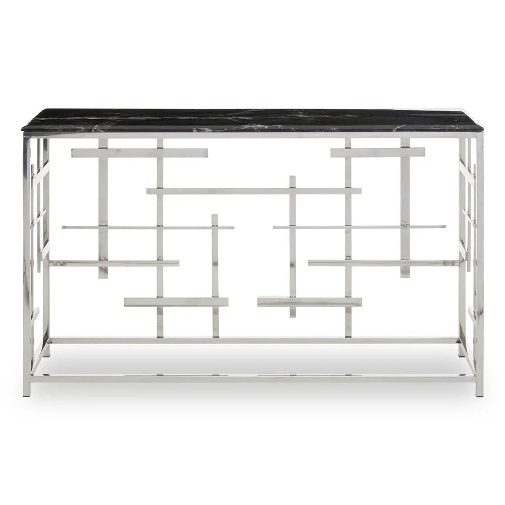 Marble Maze Console Table